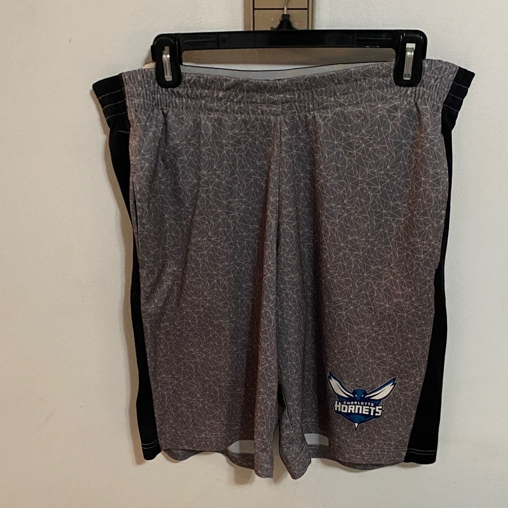 Gray and Black Athletic Shorts